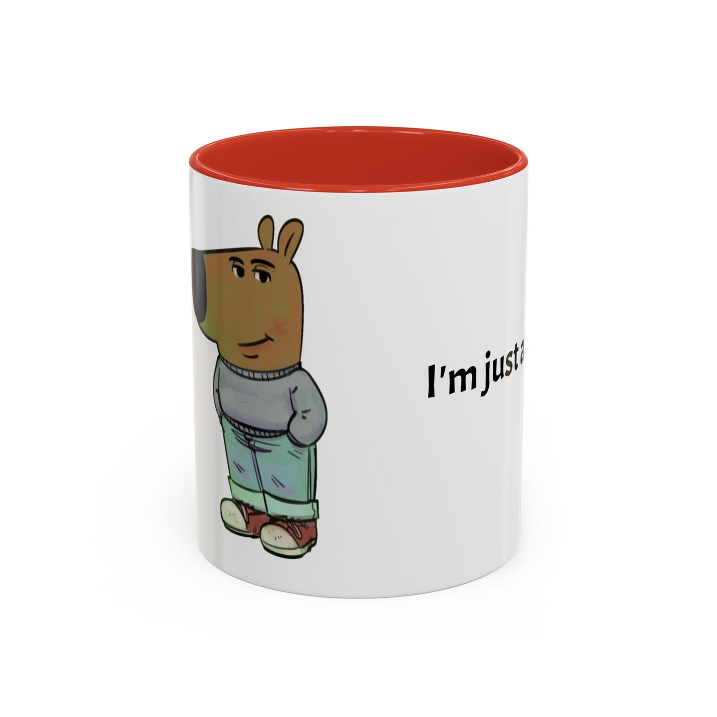 I'm Just a Chill Guy Accent Coffee Mug - Perfect Gift for Relaxed Coffee Lovers