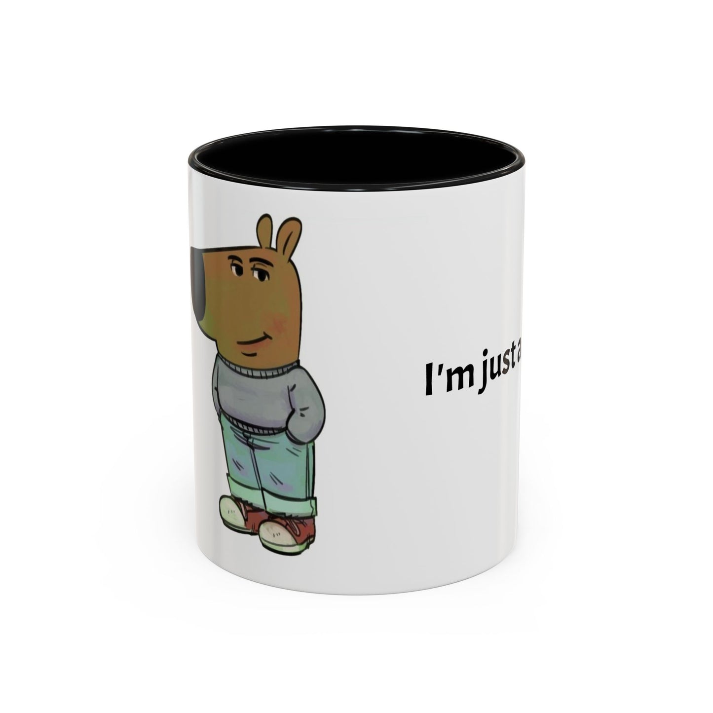 I'm Just a Chill Guy Accent Coffee Mug - Perfect Gift for Relaxed Coffee Lovers