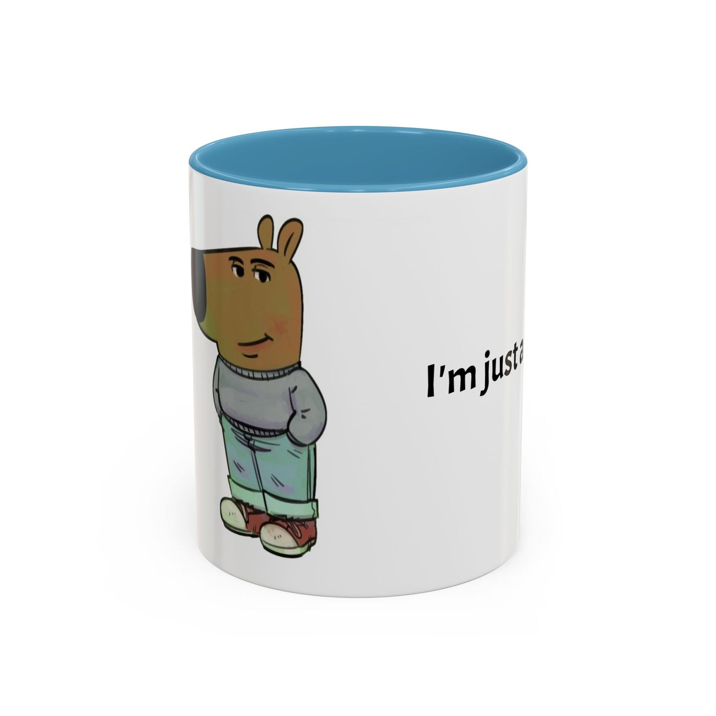 I'm Just a Chill Guy Accent Coffee Mug - Perfect Gift for Relaxed Coffee Lovers