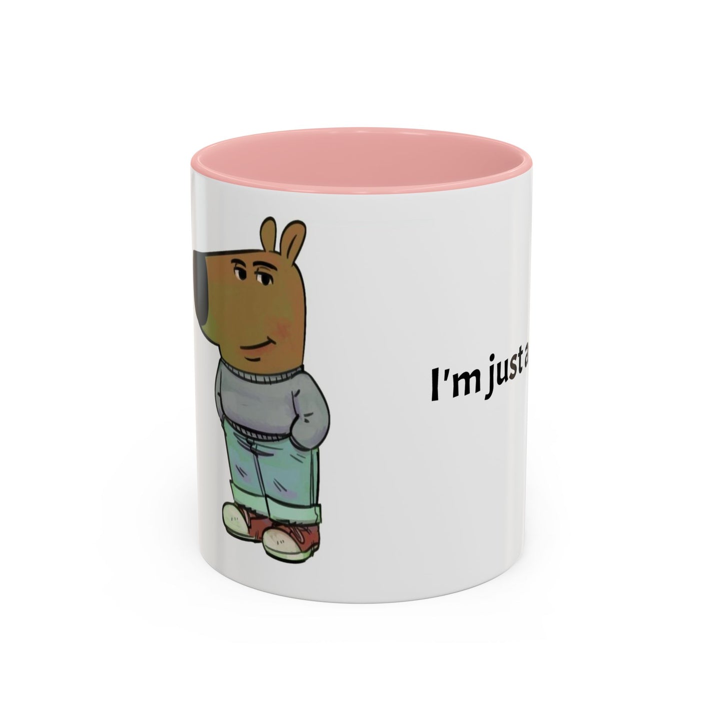 I'm Just a Chill Guy Accent Coffee Mug - Perfect Gift for Relaxed Coffee Lovers